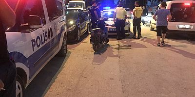 10 yaşındaki motosiklet hırsızını vatandaşlar yakaladı