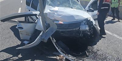 Bilecik'te bariyere çarpan otomobilin sürücüsü hayatını kaybetti