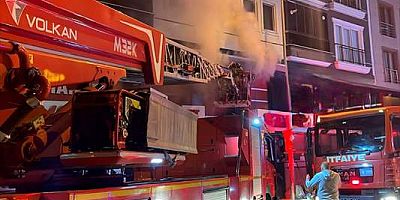 Bursa'da bir markette çıkan yangın söndürüldü