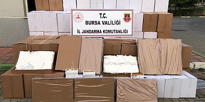 BURSA - Kaçak tütün operasyonunda 3 kişi yakalandı
