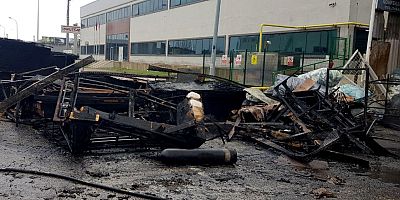 İnegöl’de 3 fabrikada büyük hasar