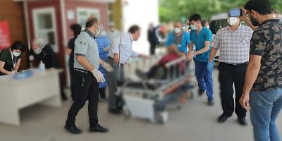 İnegöl Devlet Hastanesi acil bölümü tahakkuza geçti.