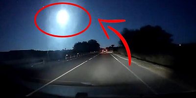 İtalya’da düşen meteor gökyüzünü aydınlattı