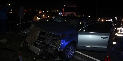 Tekirdağ'da trafik kazasında 1 kişi öldü, 2 kişi yaralandı