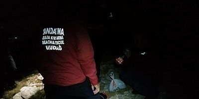 Uludağ'da mahsur kalan kişi kurtarıldı