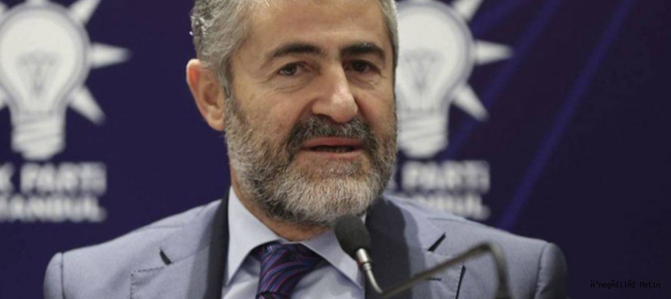 Yeni Hazine Bakanı Nureddin Nebati'den ilk açıklama