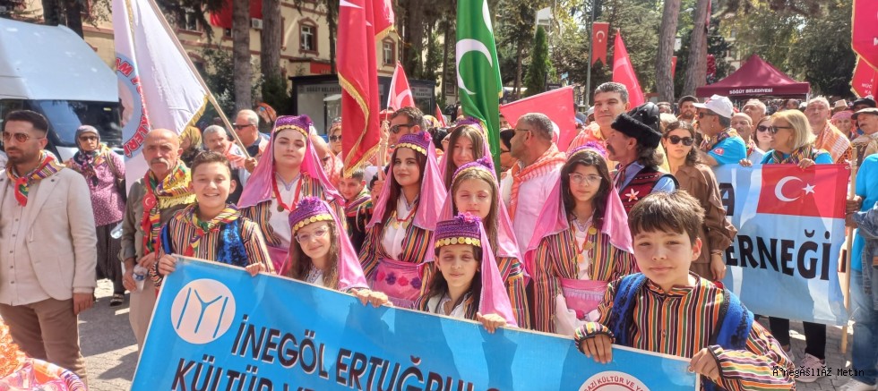 744. Ertuğrulgazi’yi Anma ve Yörük Şenlikleri’nde İnegöl Ertuğrulgazi Kültür ve Yaşatma Derneği Yerini Aldı