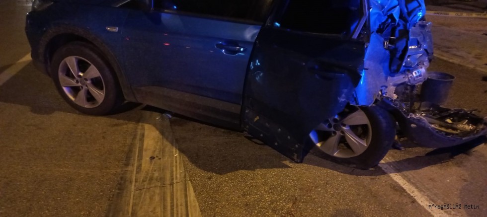 Bandırma'da feci kaza: 1 ölü, 1 yaralı