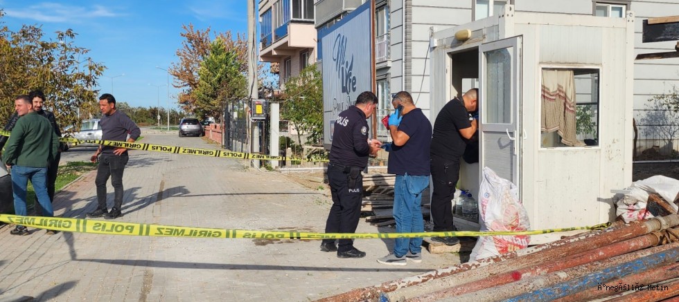 Bursa’da 65 yaşındaki bekçi çalıştığı şantiyede ölü bulundu