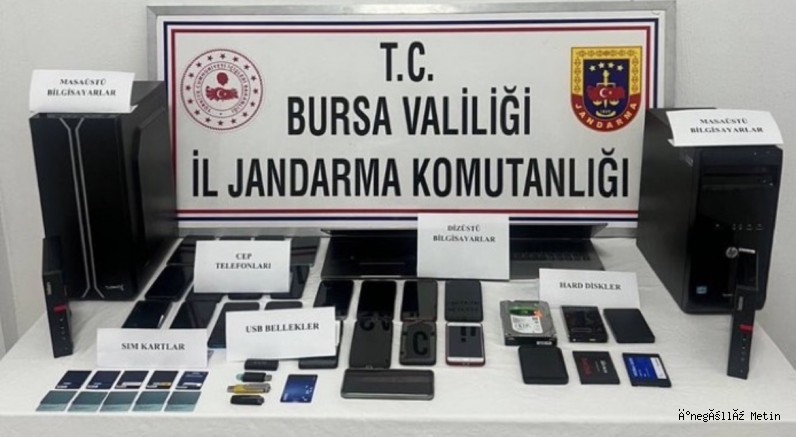 Bursa Merkezli Siber Dolandırıcılık Operasyonu: 7 Tutuklama