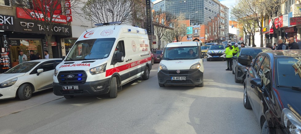 İnegöl’de 17 Yaşındaki Motosiklet Sürücüsü Yaralandı