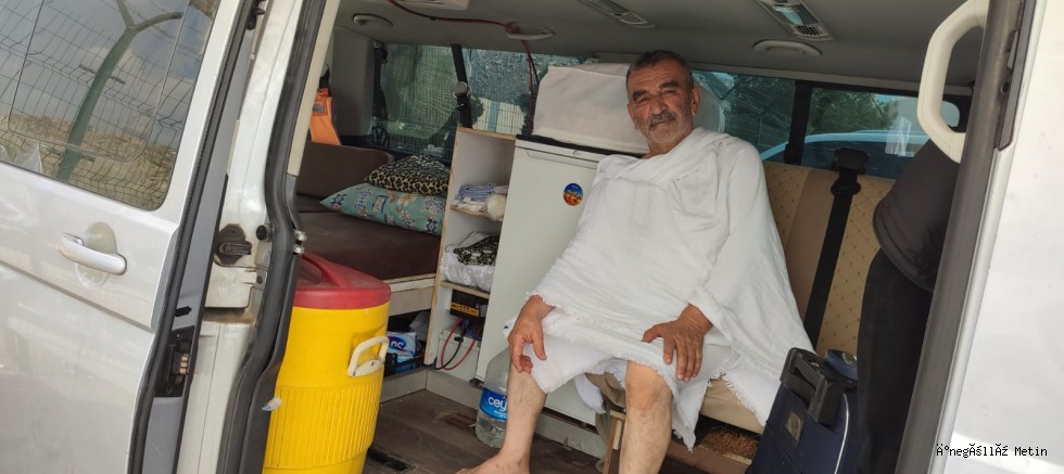 İnegöl’de  2 bin 600 kilometrelik yolu katederek Mekke'ye geldi