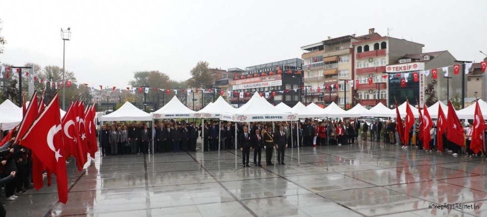 İnegöl’de 29 Ekim Cumhuriyet Bayramı kutlamaları başladı