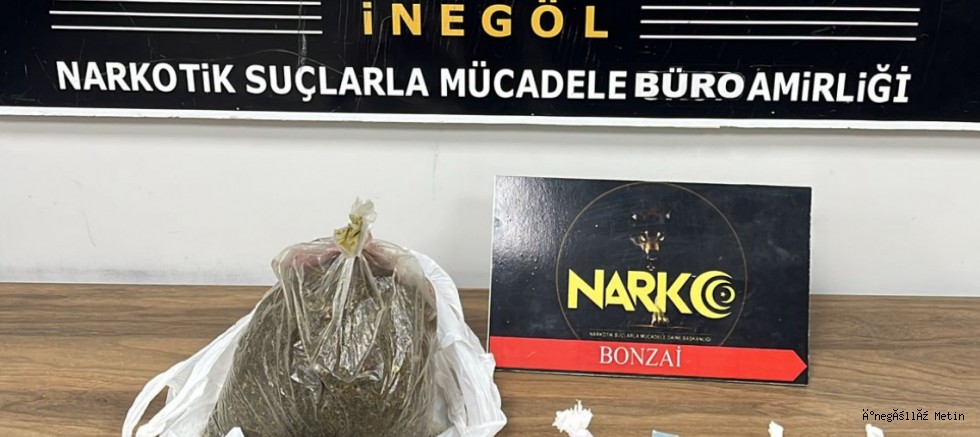 İnegöl’de 700 Gram Bonzai ile Yakalanan Şüpheli Tutuklandı