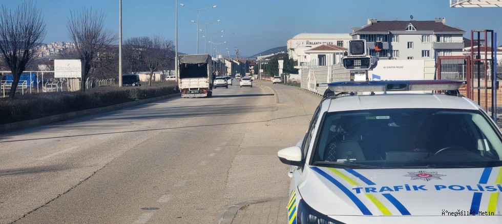 İnegöl’de ana arterlerde radar denetimi başlıyor