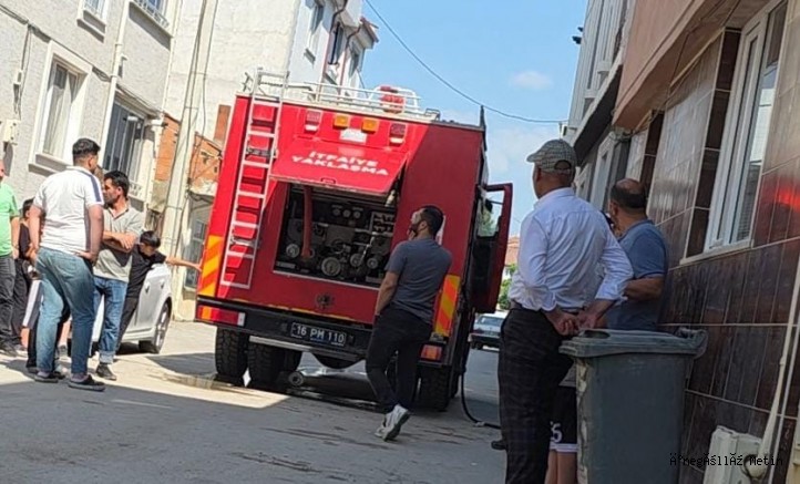 İnegöl’de Apartman Balkonunda Yangın Paniği