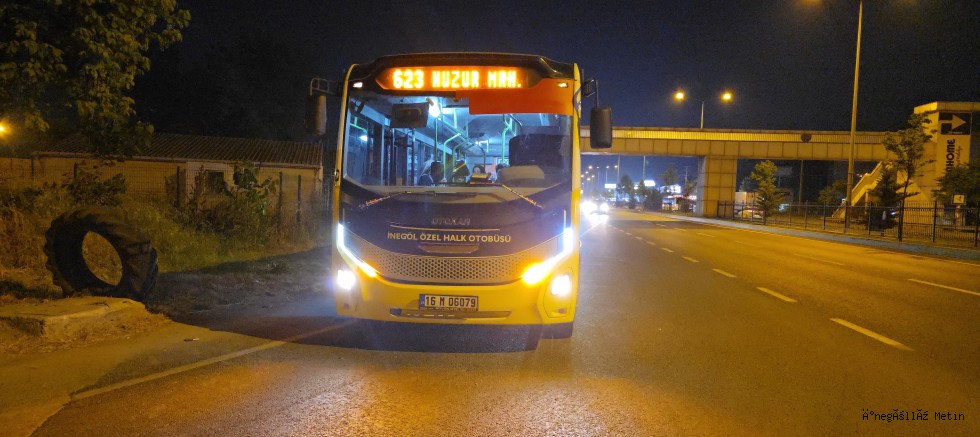İnegöl’de Belediye Otobüsü Yayaya Çarptı: Kadın Ağır Yaralı