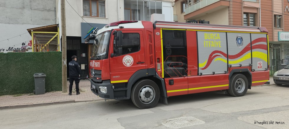 İnegöl’de Binada Yanık Kokusu Paniği