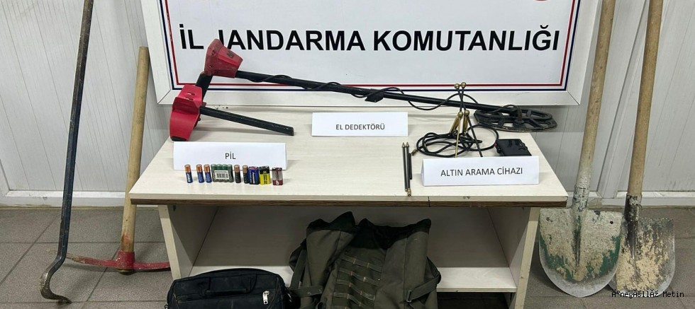 İnegöl’de defineci operasyonu