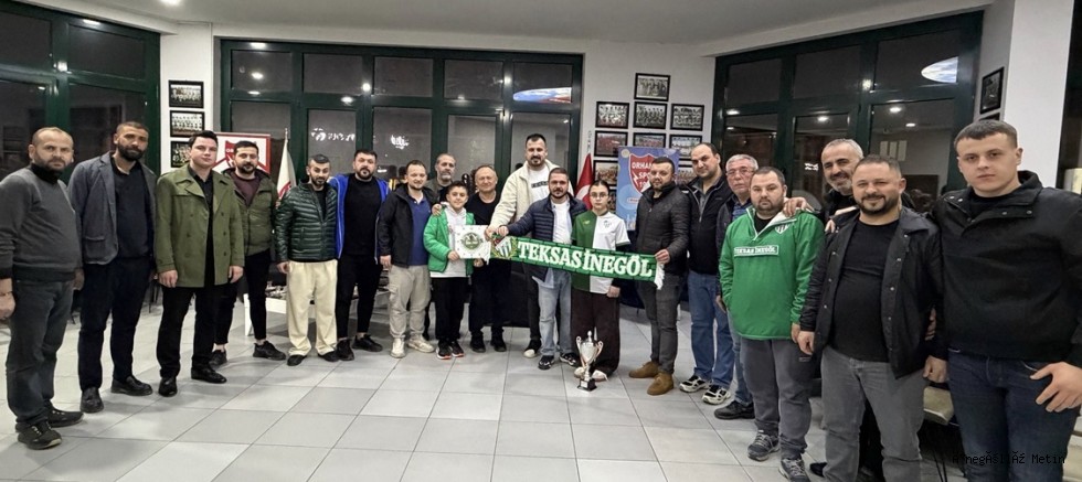 *İnegöl’de Gurur Veren Ziyaret: Avrupa Şampiyonu Zeynep Sönmez Ödüllendirildi*