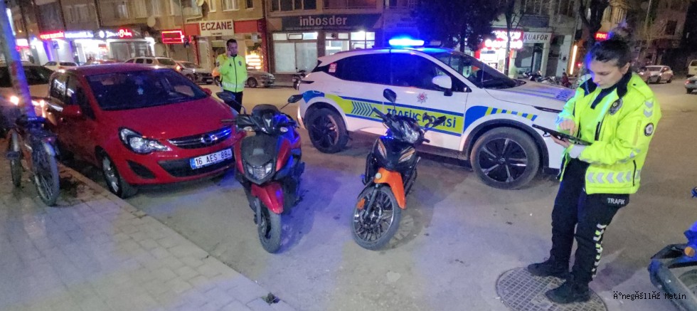 İnegöl’de iki motosiklet çarpıştı: 2 yaralı