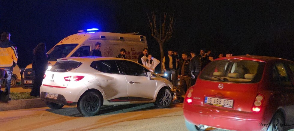 İnegöl’de Zincirleme Çarpışma: 1 Yolcu Yaralandı