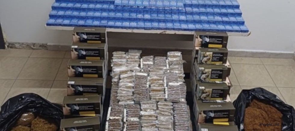 İNEGÖL’DE KAÇAK TÜTÜN OPERASYONU: BİNLERCE SİGARA VE TÜTÜN ELE GEÇİRİLDİ