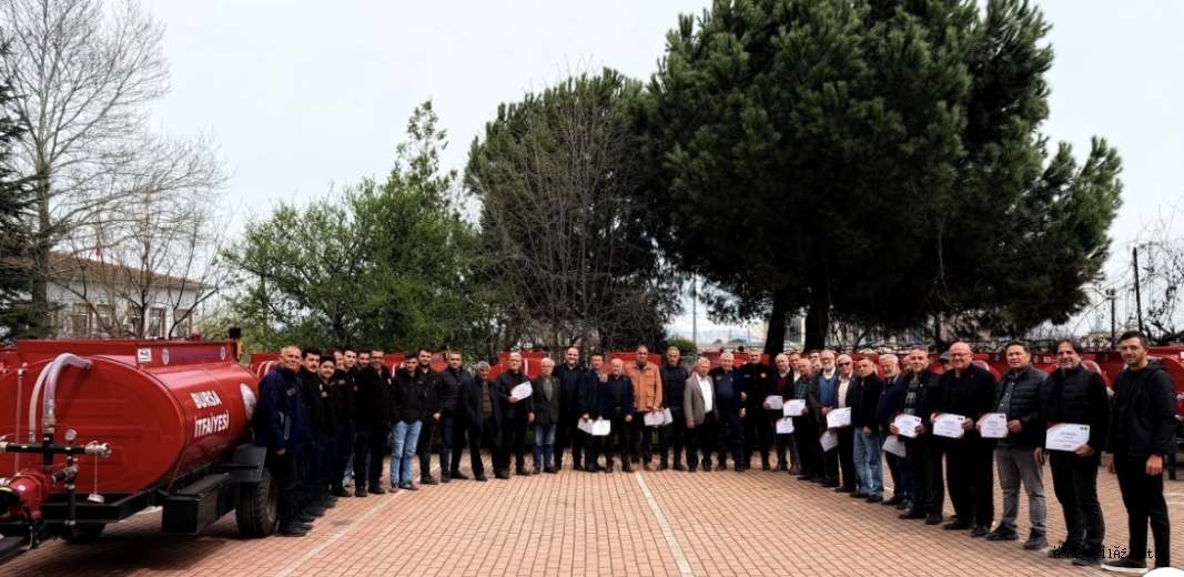 İNEGÖL’DE KIRSAL MAHALLELERE YANGIN TANKERİ DESTEĞİ