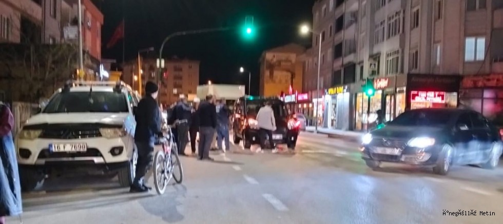 İnegöl’de korkutan kaza! Genç sürücü yaralandı