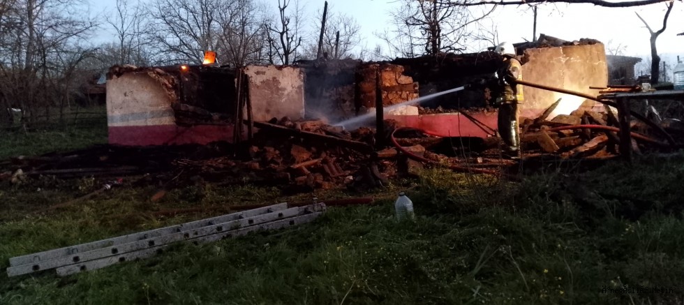 İNEGÖL’DE KORKUTAN YANGIN: EV KÜLE DÖNDÜ