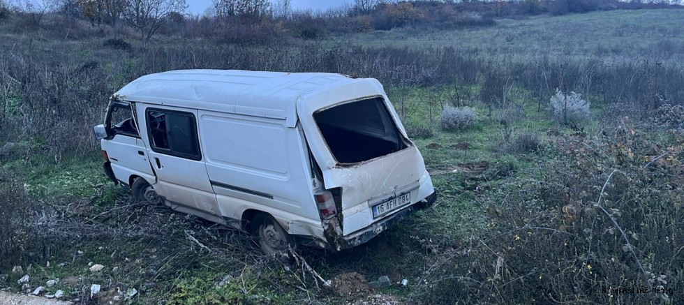 İnegöl’de Minibüs Kazası: Eski Muhtar Ağır Yaralı