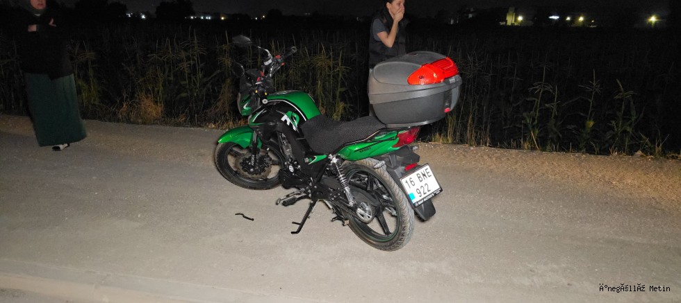 İnegöl’de Motosiklet Kazası: 1 Ağır Yaralı