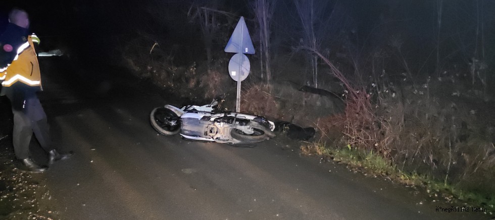 İnegöl’de motosiklet kazası: 1 Kişi Hayatını Kaybetti 