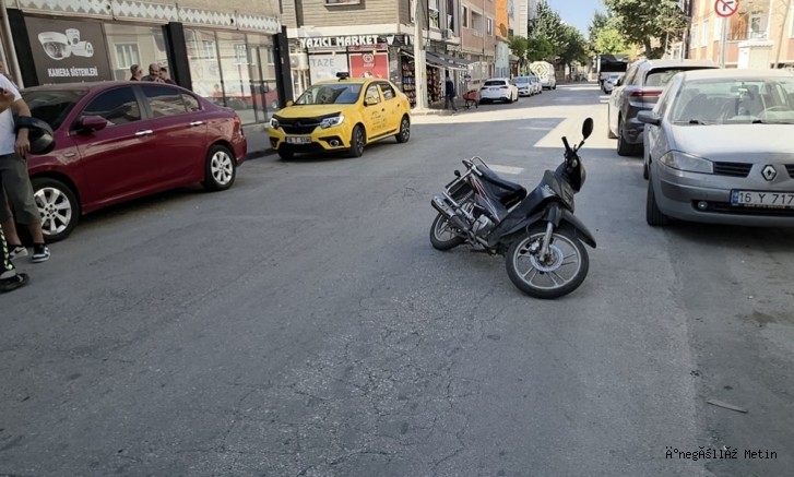 İnegöl’de Motosiklet Kazası: Çocuk Yaralandı