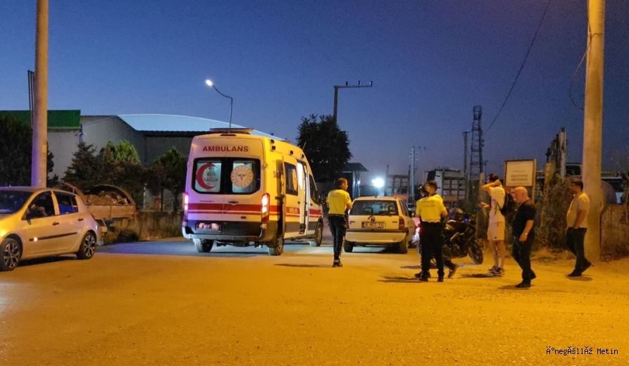 İnegöl’de Otomobil ile Motosiklet Çarpıştı: 1 Kişi Hafif Yaralandı