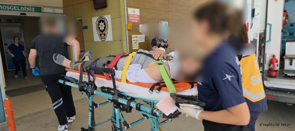 İnegöl’de Otomobil ile Motosiklet Çarpıştı: 1 Yaralı