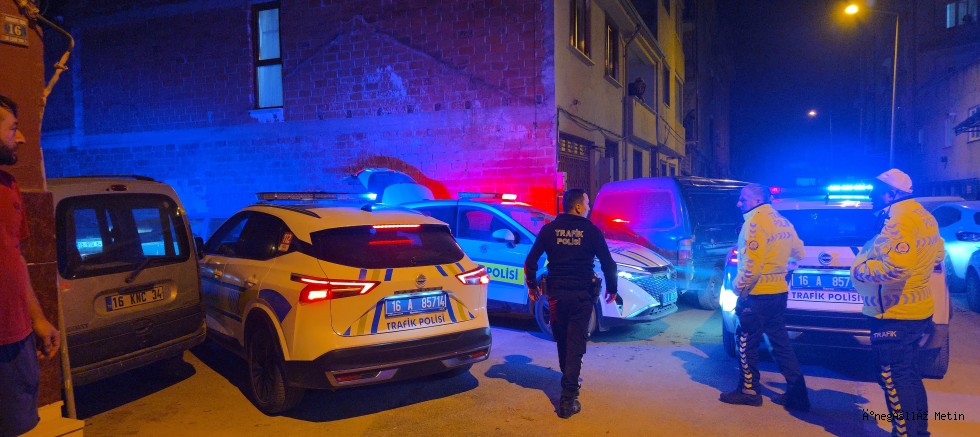 İnegöl’de “Dur” İhtarına Uymayan Sürücü Kovalamaca Sonrası Yakalandı