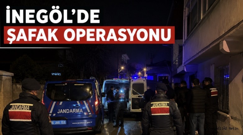 İnegöl’de Şafak Operasyonu: Çok Sayıda Gözaltı