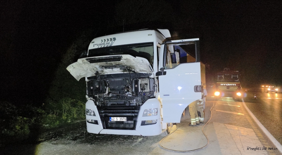 İnegöl’de Tır Yangını Paniği: Facia Son Anda Önledi