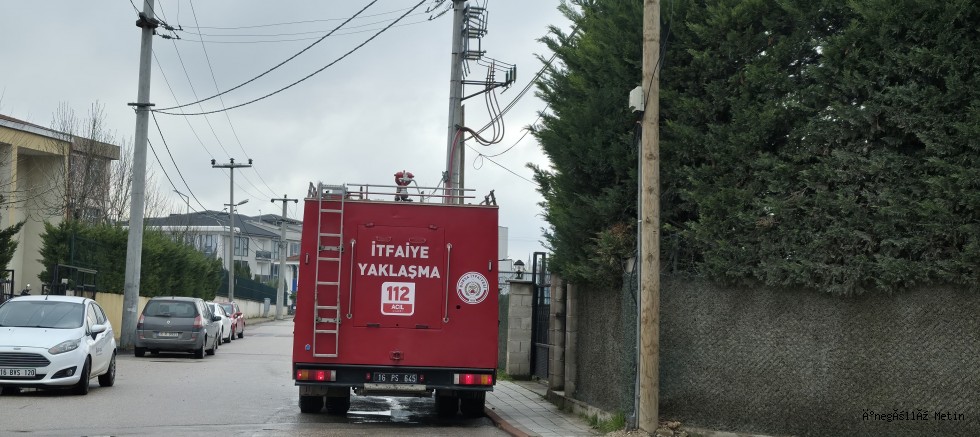 İnegöl’de Trafo Patladı: Mahallede Kısa Süreli Panik
