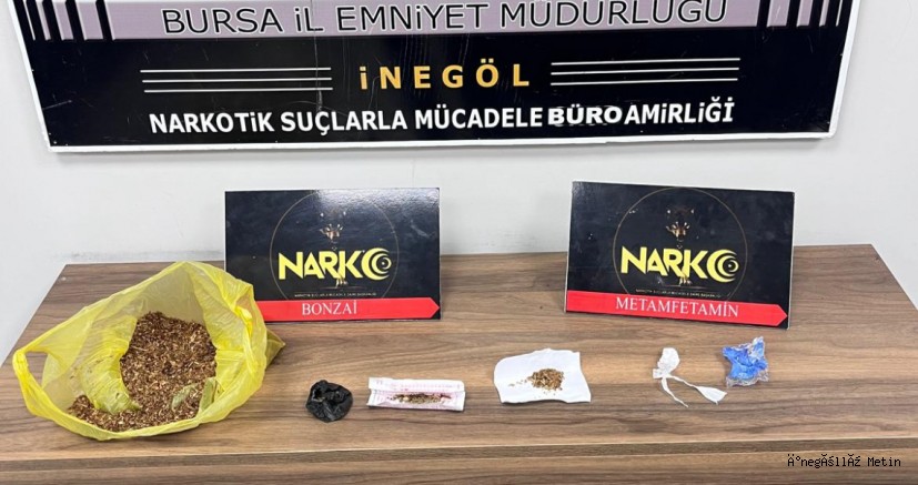 İnegöl’de uyuşturucu operasyonu