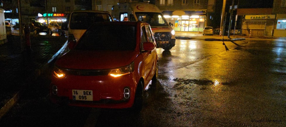 İNEGÖL’DE YAYA GEÇİDİNDE KAZA: 1 YARALI