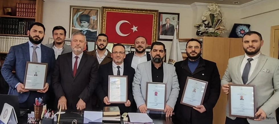 İnegöl Diyanet Gençlik Ekibi’ne başarı belgesi