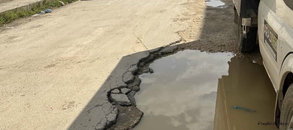 İnegöl Mahmudiye’de Bozuk Yollar Tepki Çekiyor