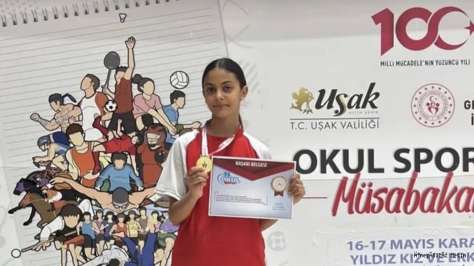 İnegöl’ün gururu Zeynep Yaşar  Türkiye Şampiyonu oldu