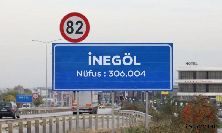 İnegöl’ün nüfusu 306 bin 4 oldu