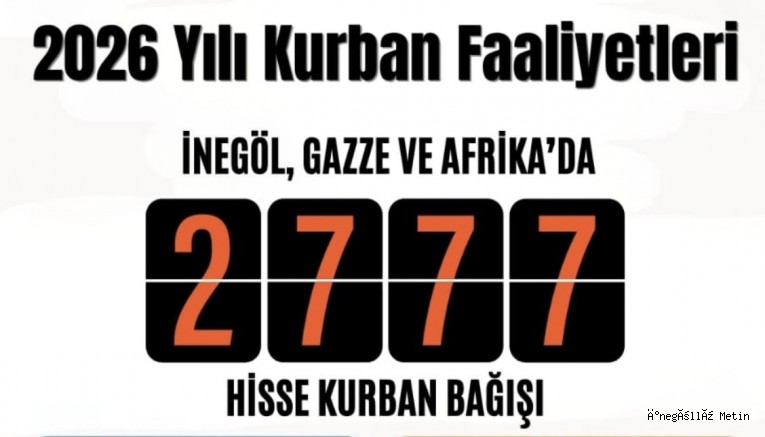 İNEGÖL YARDIM DERNEĞİNDEN BÜYÜK YARDIM ORGANİZASYONU