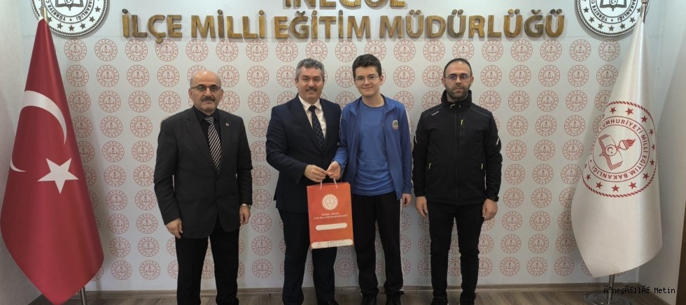 İnegöllü genç ezan okumada Bursa birincisi 