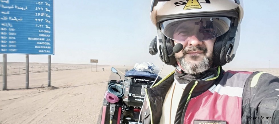     İNEGÖLLÜ HASTANE ÇALIŞANI UMRE’YE MOTOSİKLETLE GİTTİ