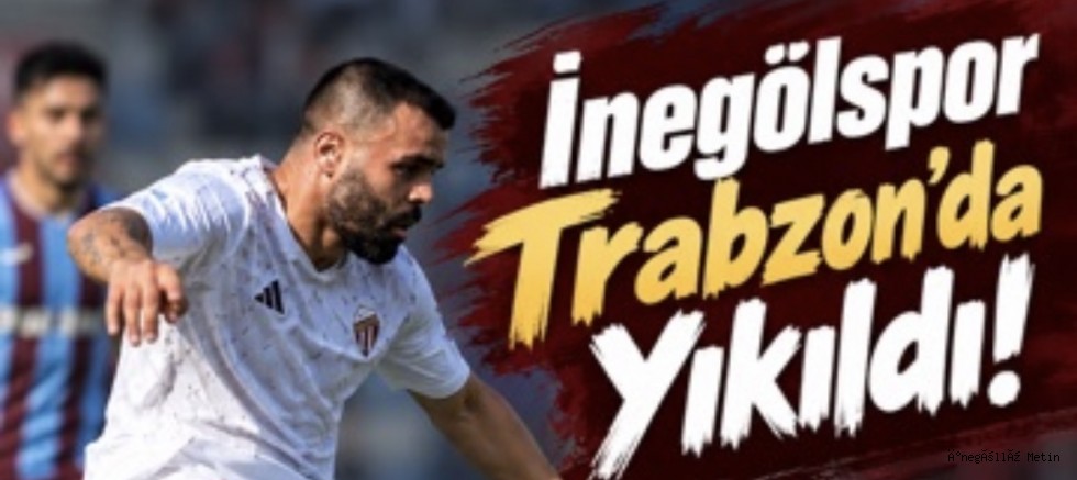 İnegölspor Trabzon’da Yıkıldı: Galibiyet 84. Dakikada Kaçtı!